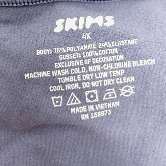 SKIMS | Fits Everybody High-Waisted Thong Slate Gray 4X NWT - Picture 5 of 5